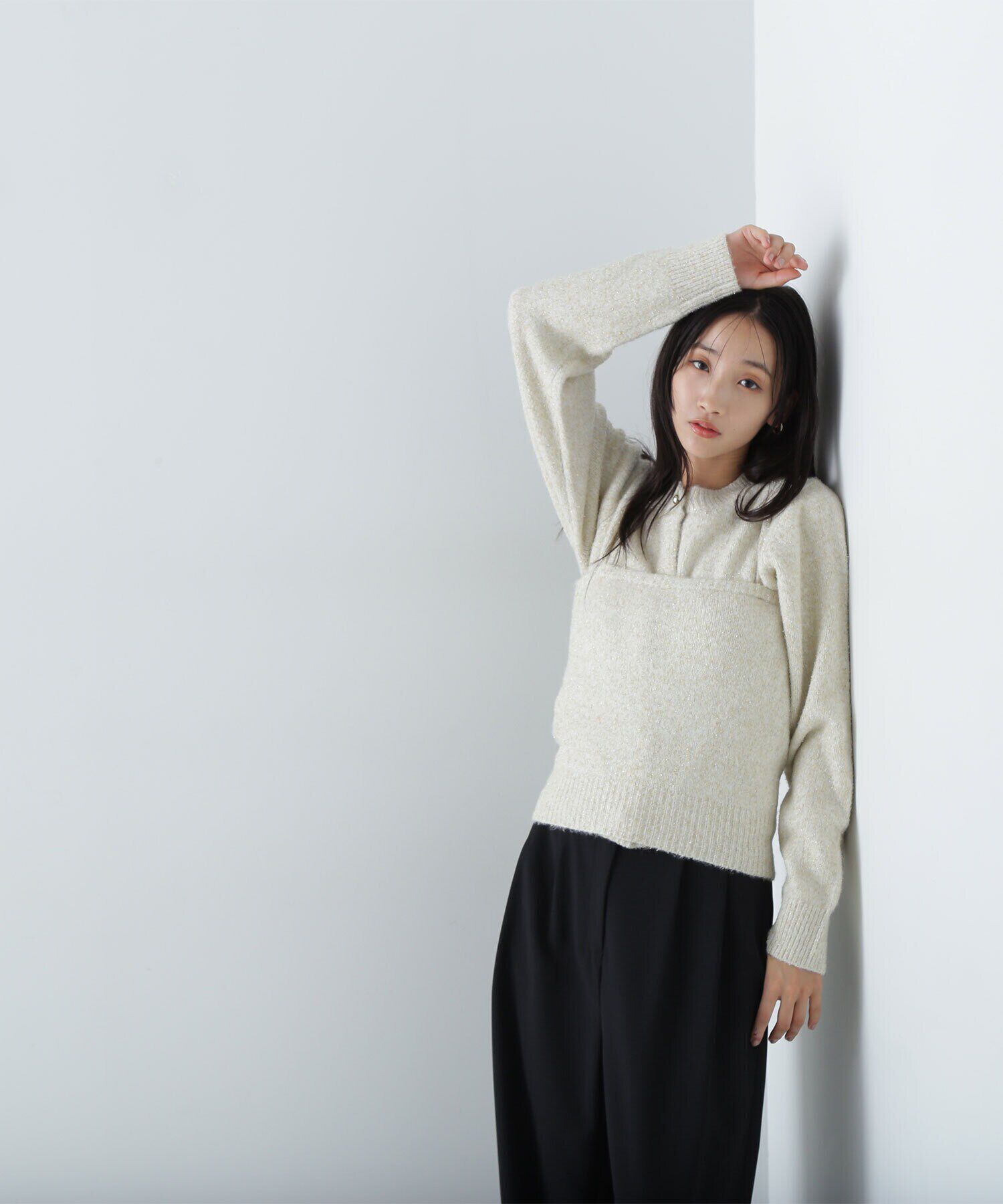  「グリッターラメアンサンブル　24AW」|ニット・セーター|
