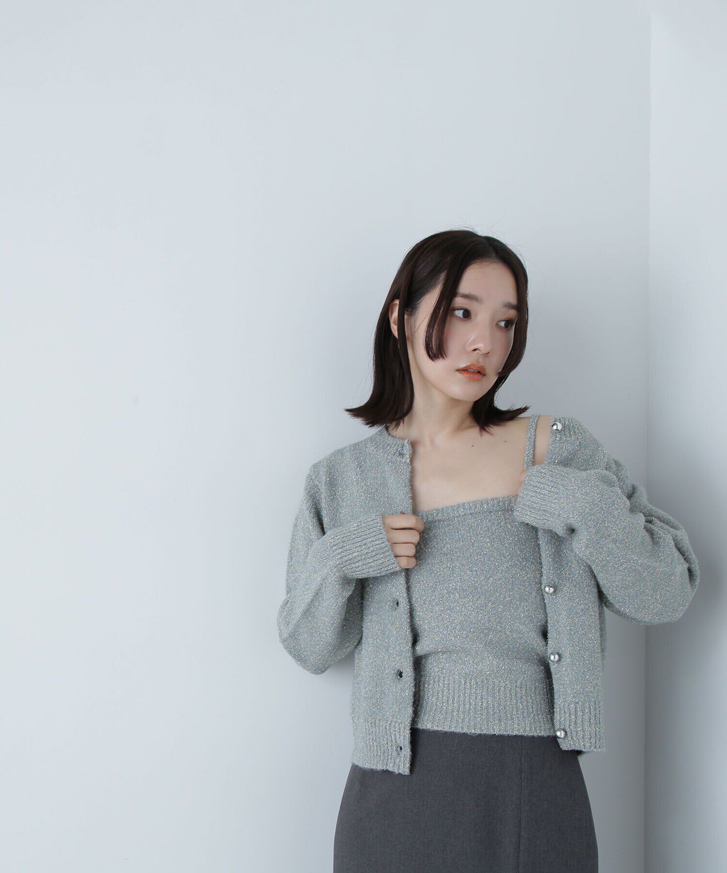  「グリッターラメアンサンブル　24AW」|ニット・セーター|