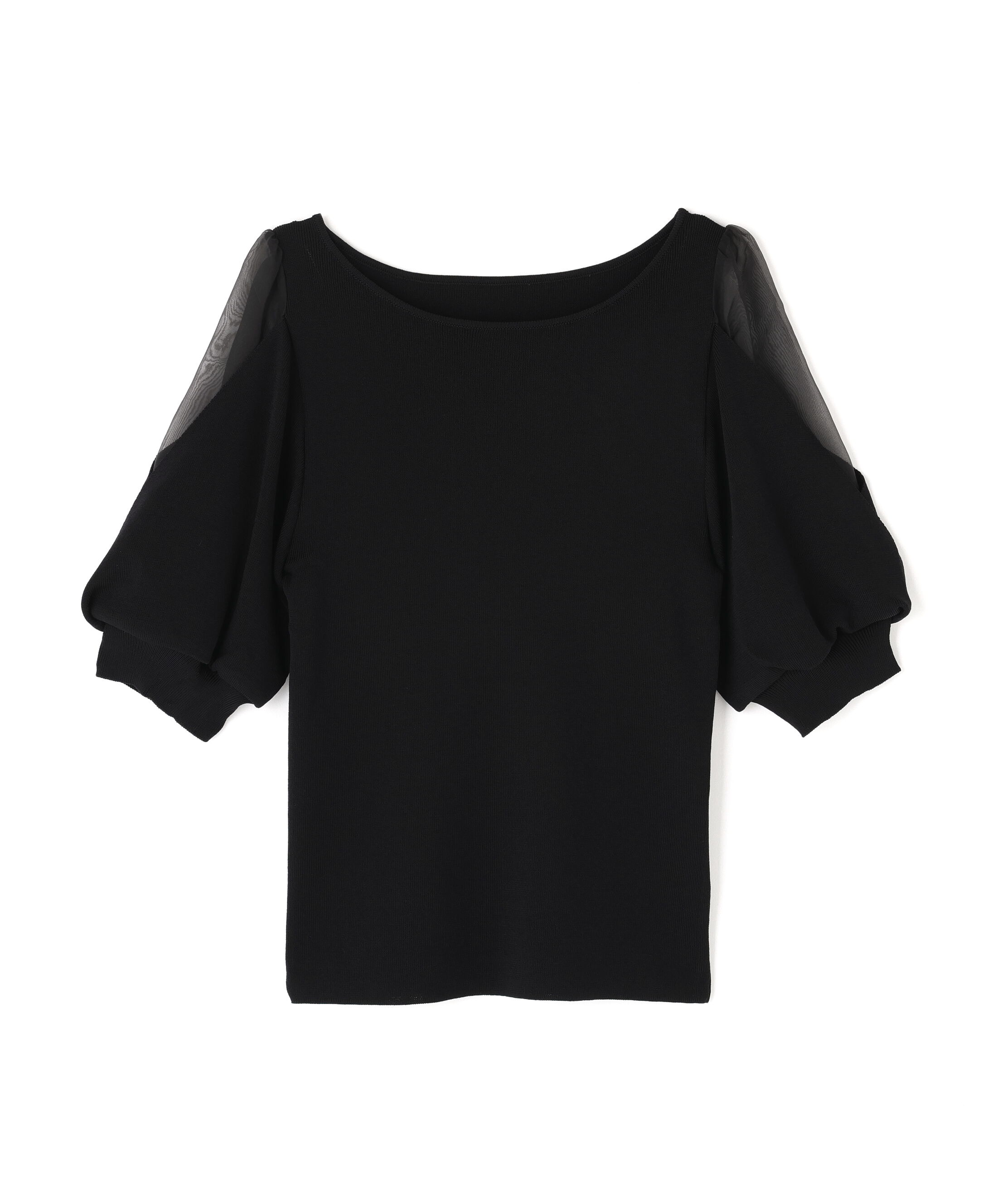  「シアーレイヤースリーブニット」|ニット・セーター|