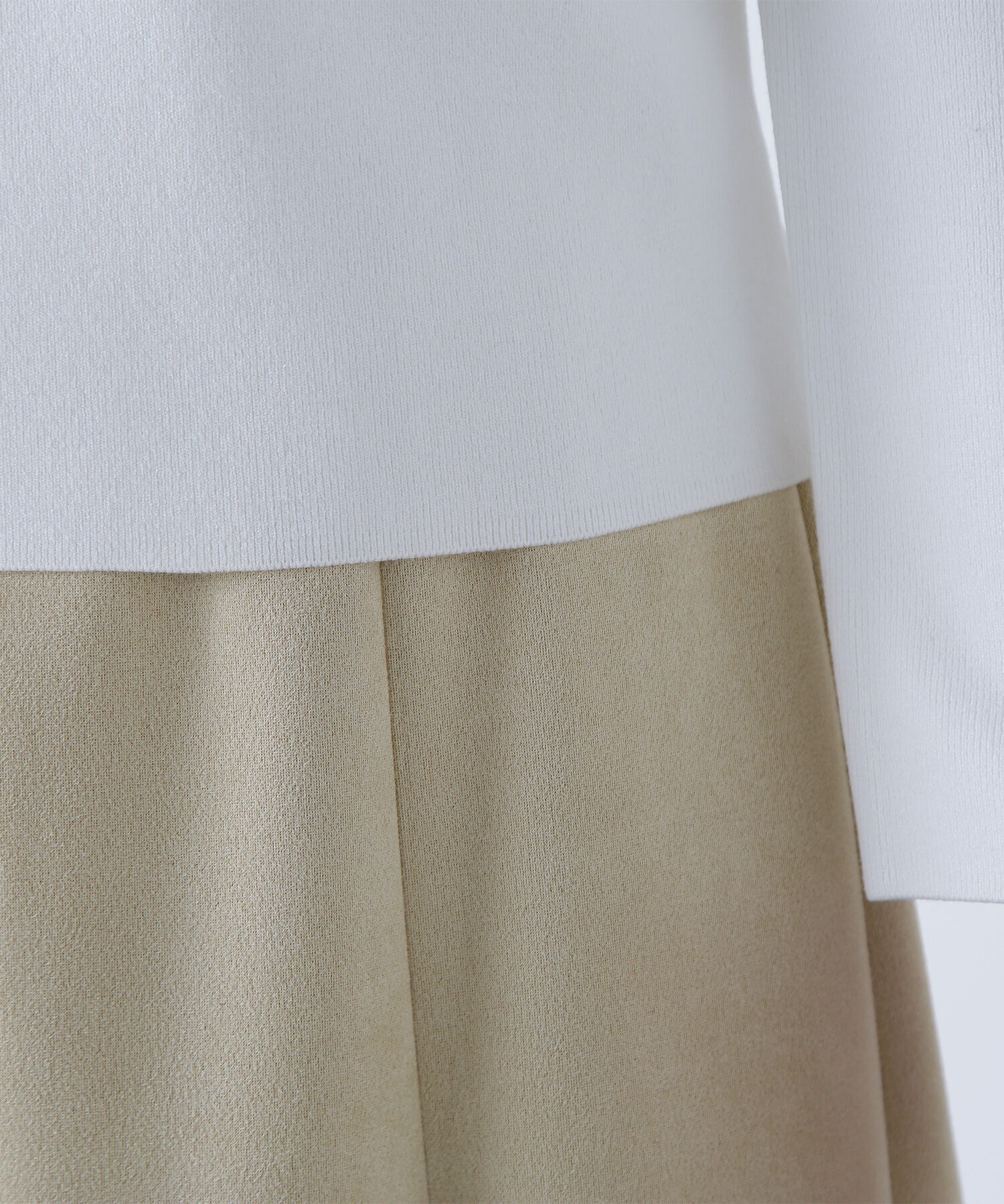  「総針ベーシックシリーズ スクエアネックニット」|ニット・セーター|