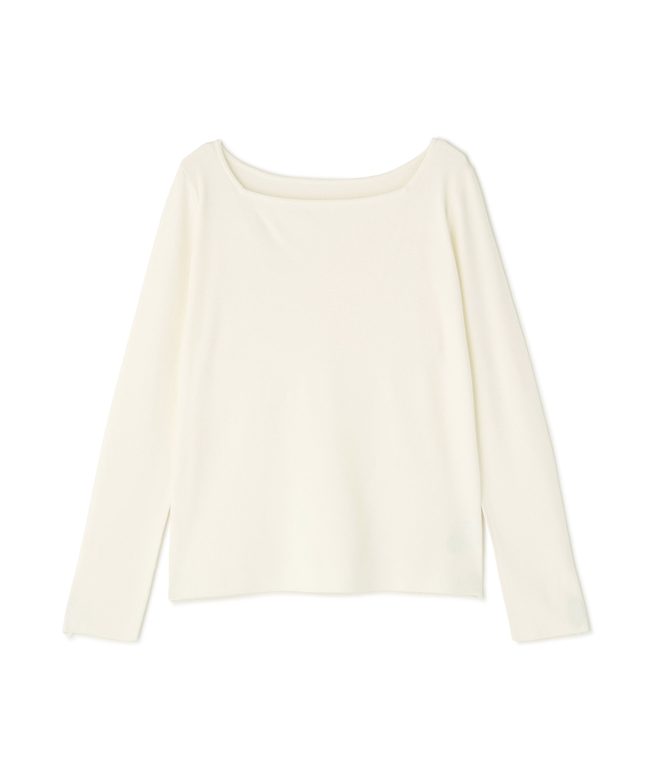  「総針ベーシックシリーズ スクエアネックニット」|ニット・セーター|