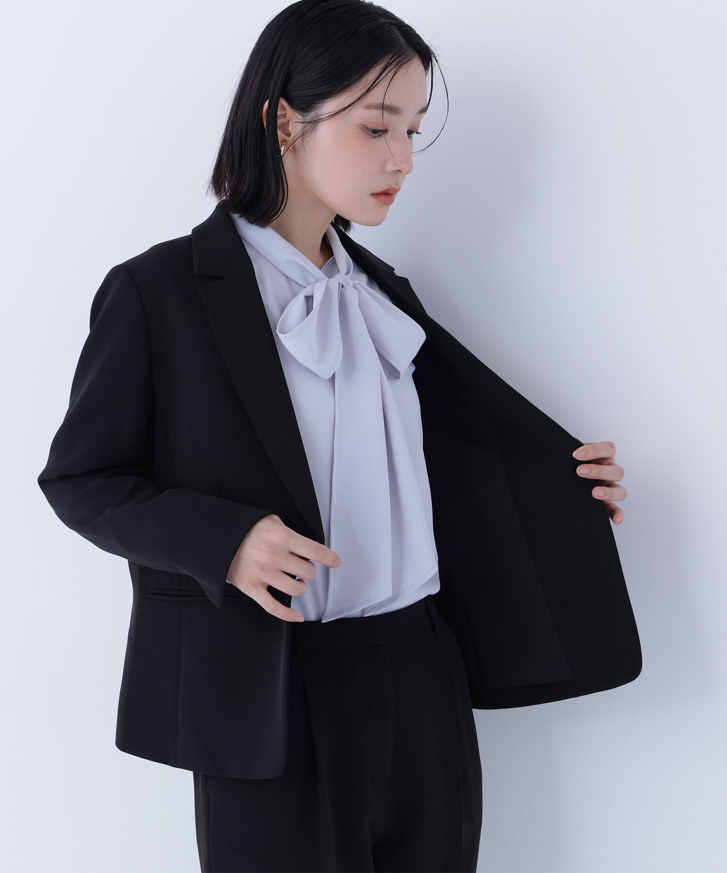  「ダブルクロスストレッチ SETUP テーラードジャケット」|その他|