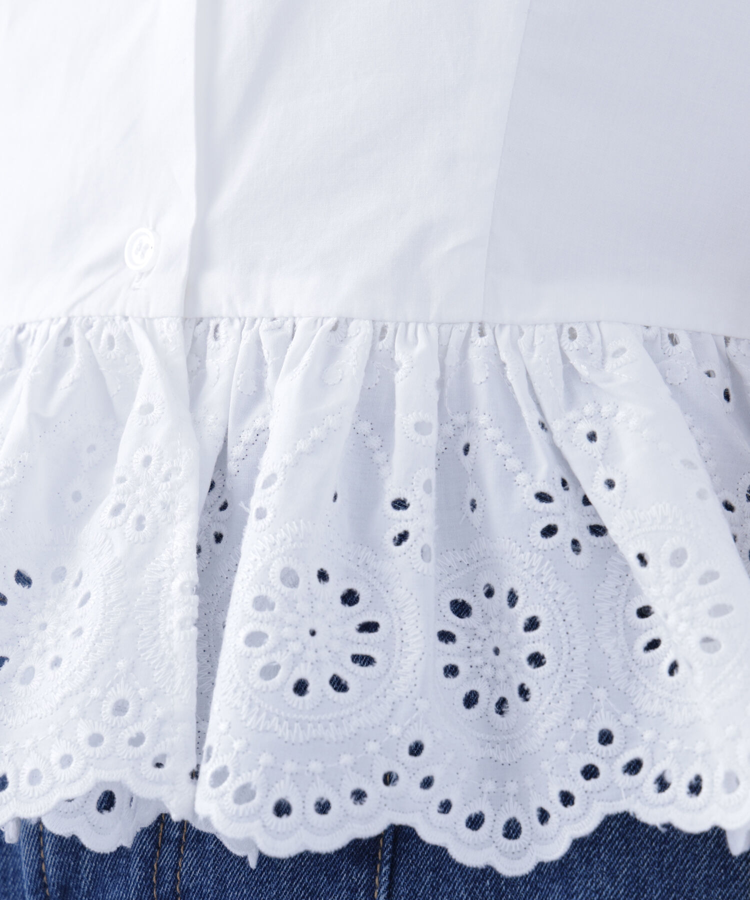  「〈N.〉 エンブロイダリーフリルブラウス」|シャツ・ブラウス|