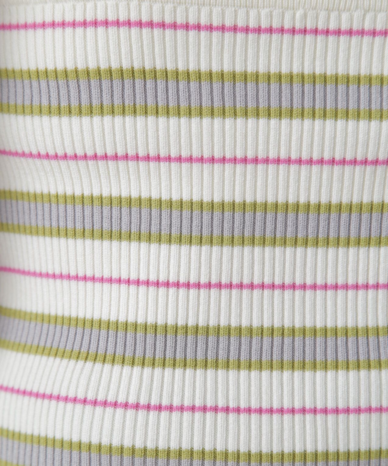  「ショート丈リブニット&times;タンクトップセット」|ニット・セーター|