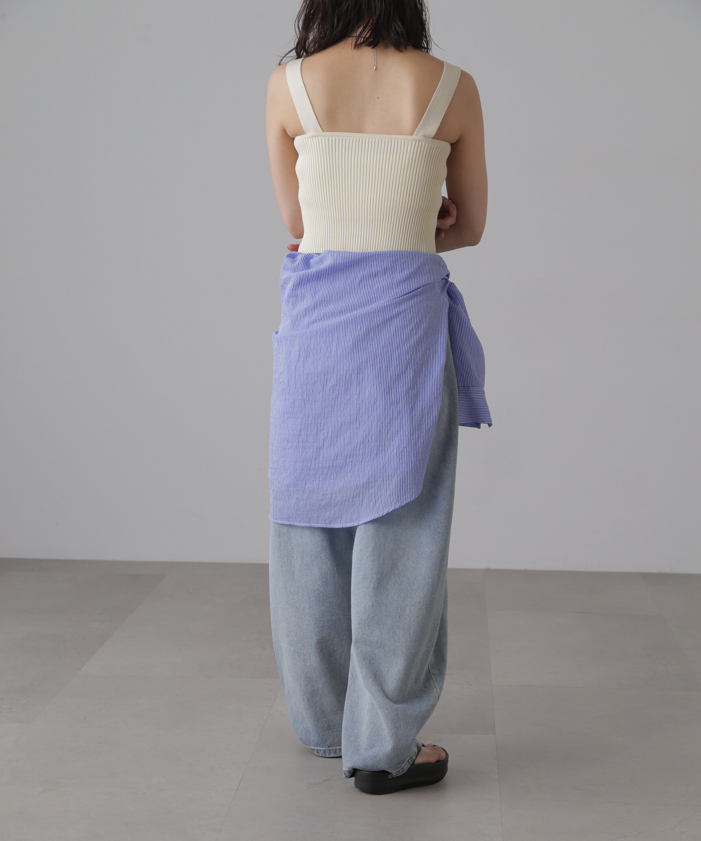  「ダブルジップニットビスチェ」|ニット・セーター|