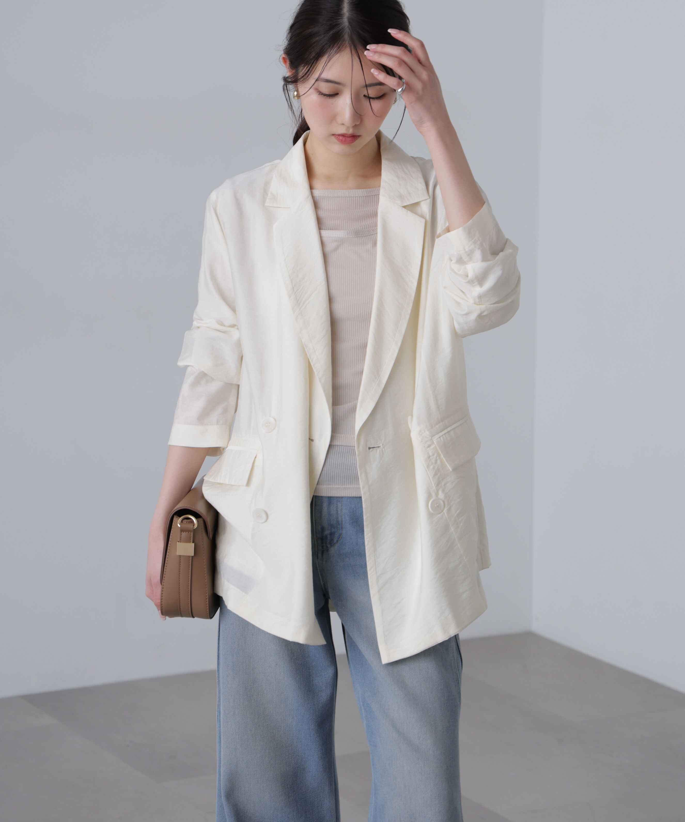  「シアーダブルテーラードジャケット」|その他|