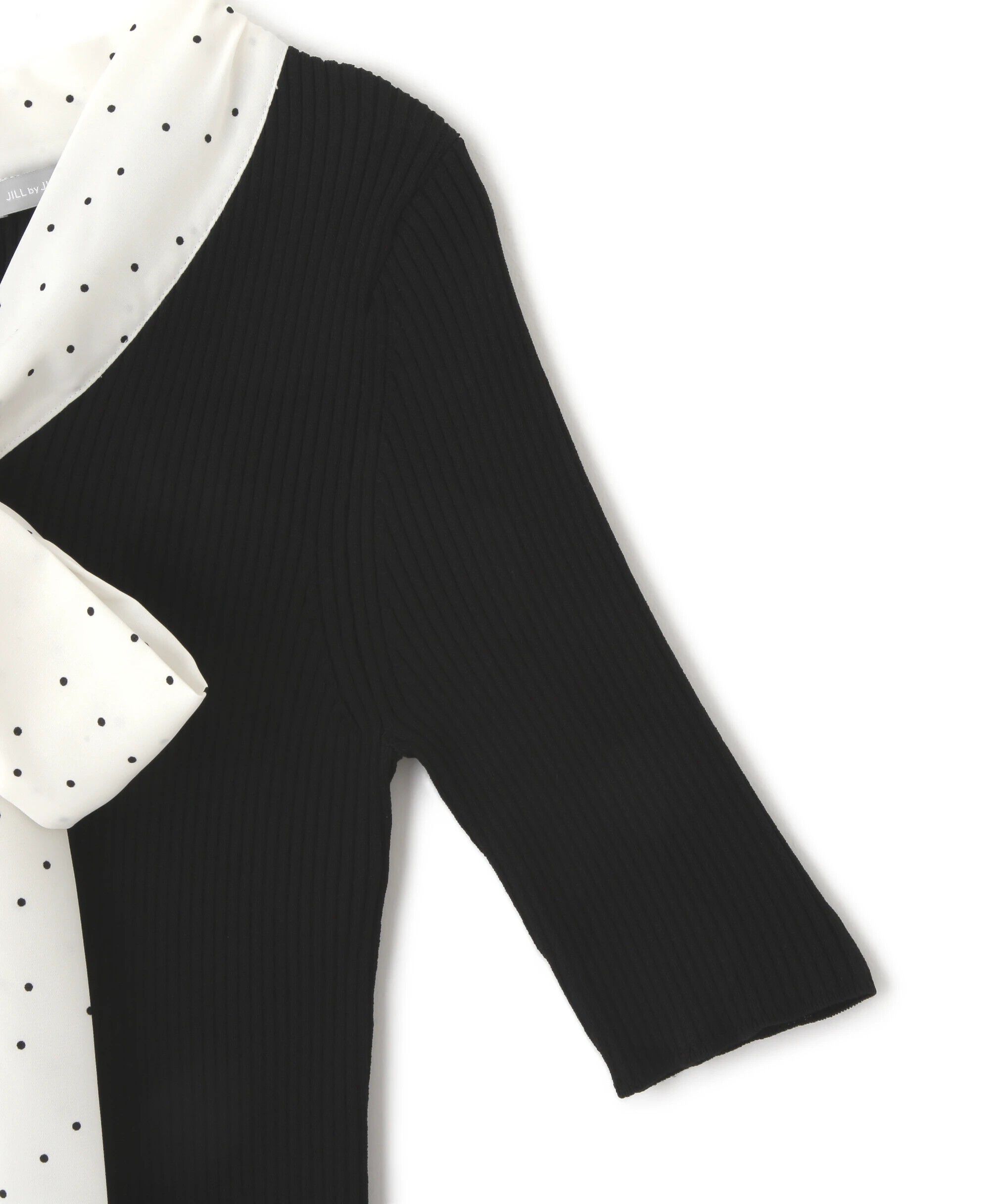  「ボウタイリブニット」|ニット・セーター|