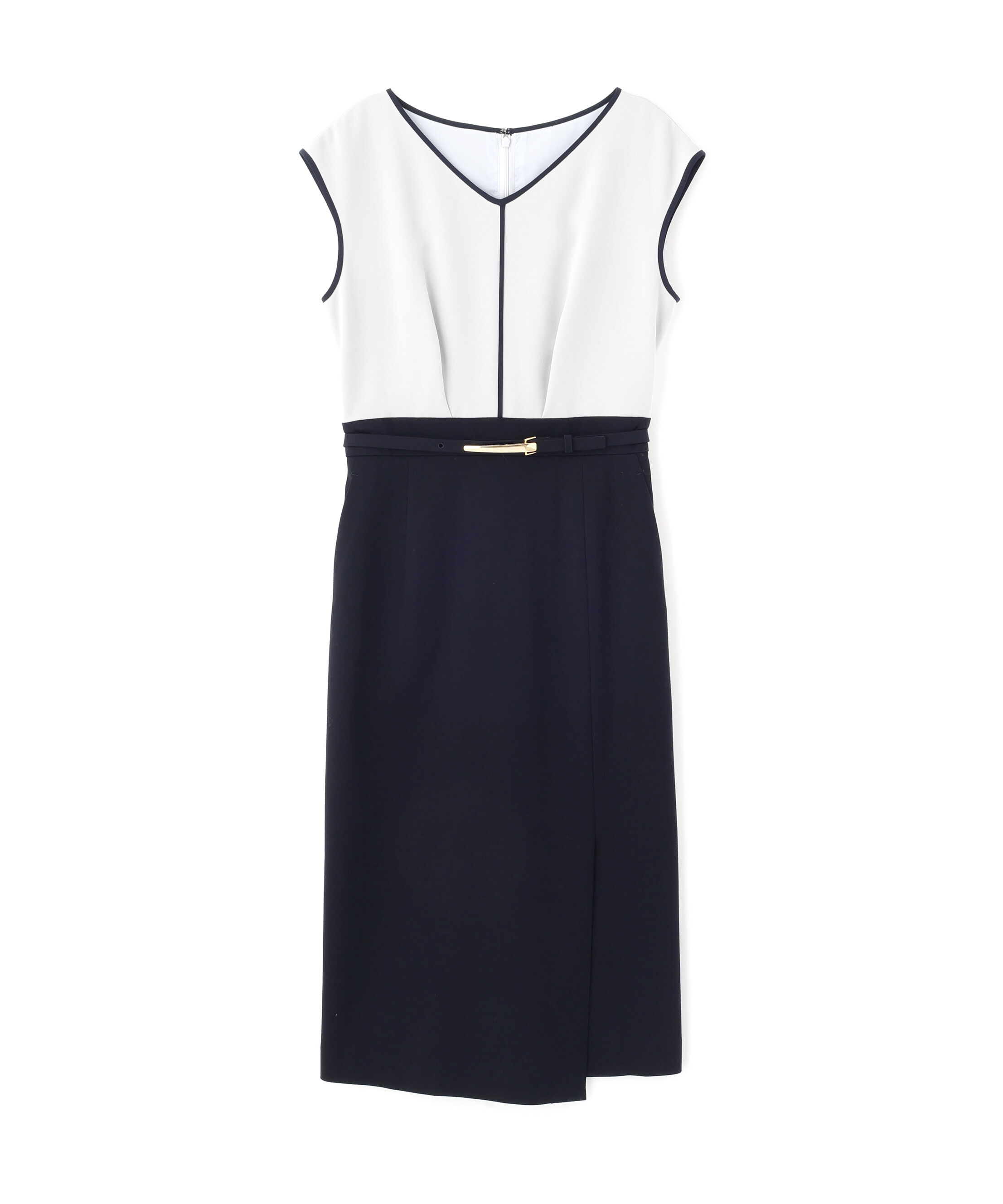  「◆バイカラーコンビワンピース」|ワンピース|