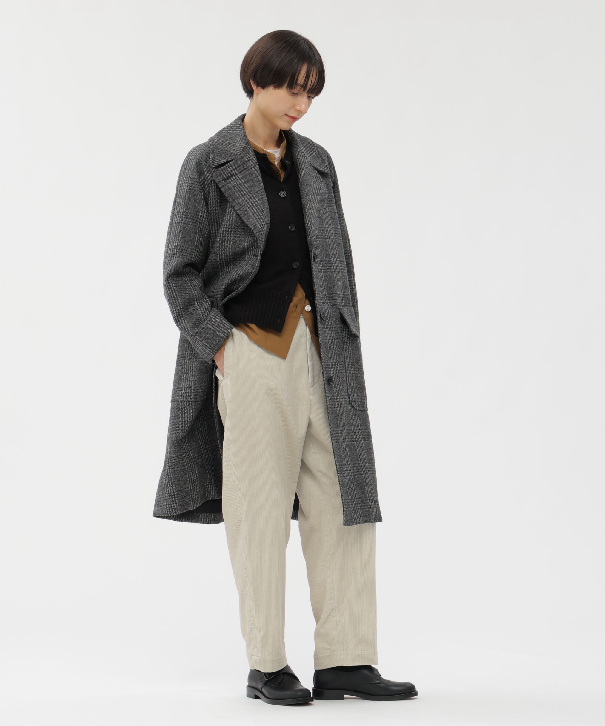  「GLENCHECK WOOL COAT」|その他|