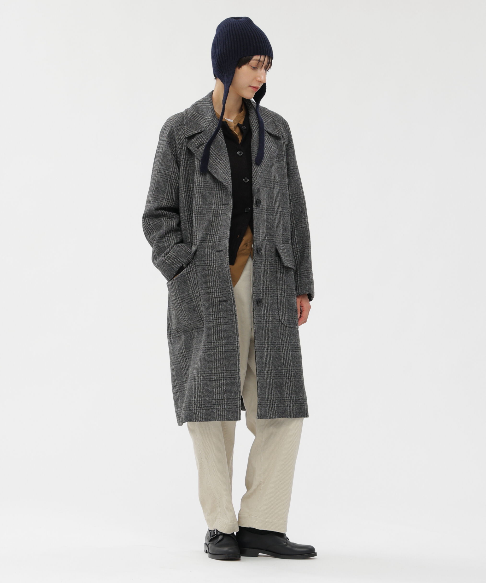  「GLENCHECK WOOL COAT」|その他|