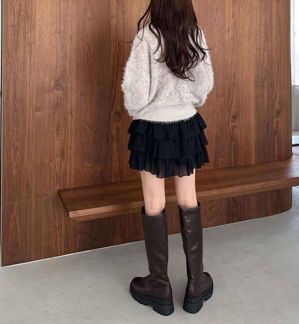 archives「シャギーフラワーＪＱミドルニットプルオーバー」|ニット・セーター|