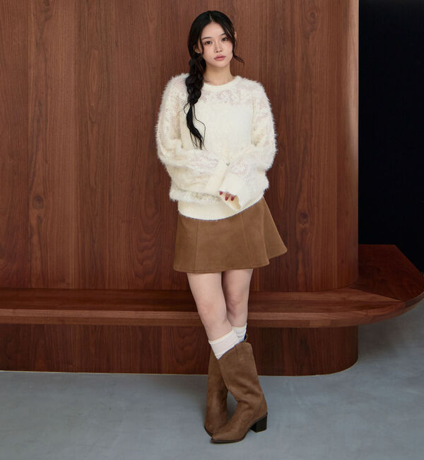 archives「シャギーフラワーＪＱミドルニットプルオーバー」|ニット・セーター|