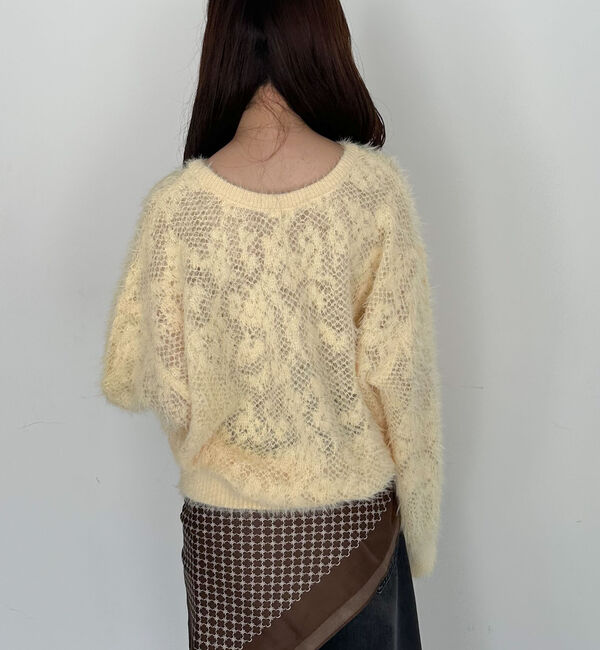 archives「シャギーフラワーＪＱミドルニットプルオーバー」|ニット・セーター|