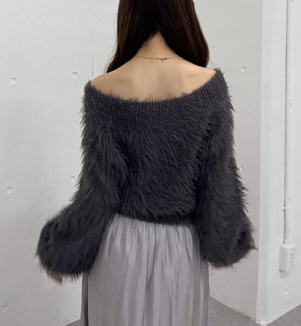 archives「シャギーオフショルニットプルオーバー」|ニット・セーター|