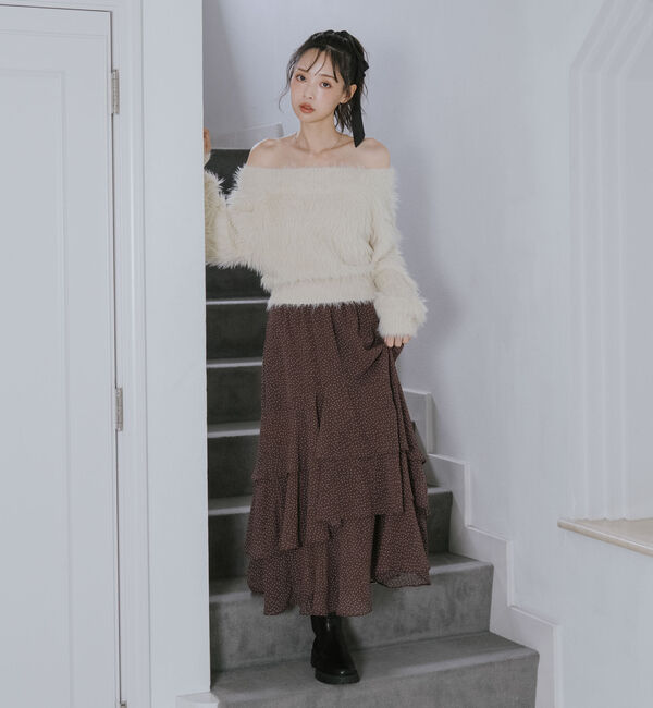 archives「シャギーオフショルニットプルオーバー」|ニット・セーター|