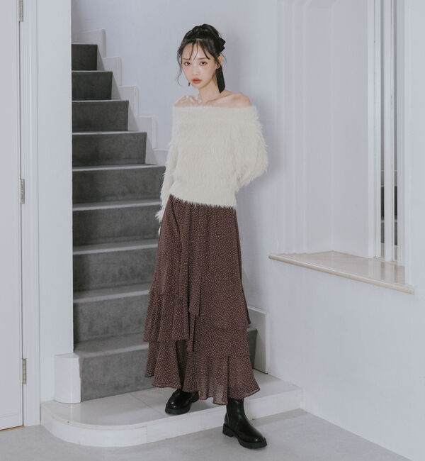 archives「シャギーオフショルニットプルオーバー」|ニット・セーター|