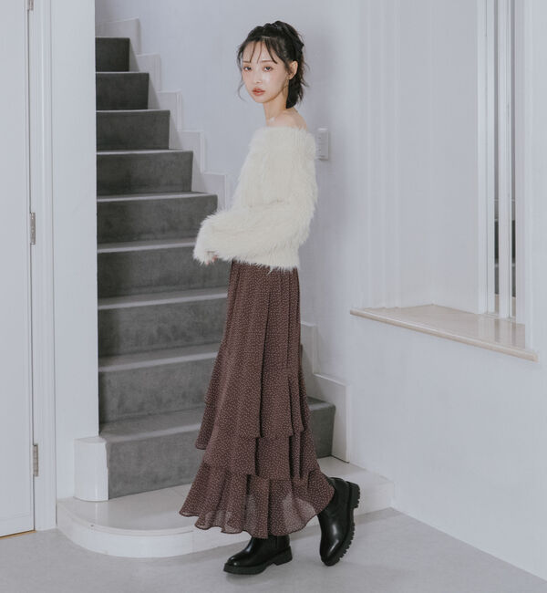 archives「シャギーオフショルニットプルオーバー」|ニット・セーター|