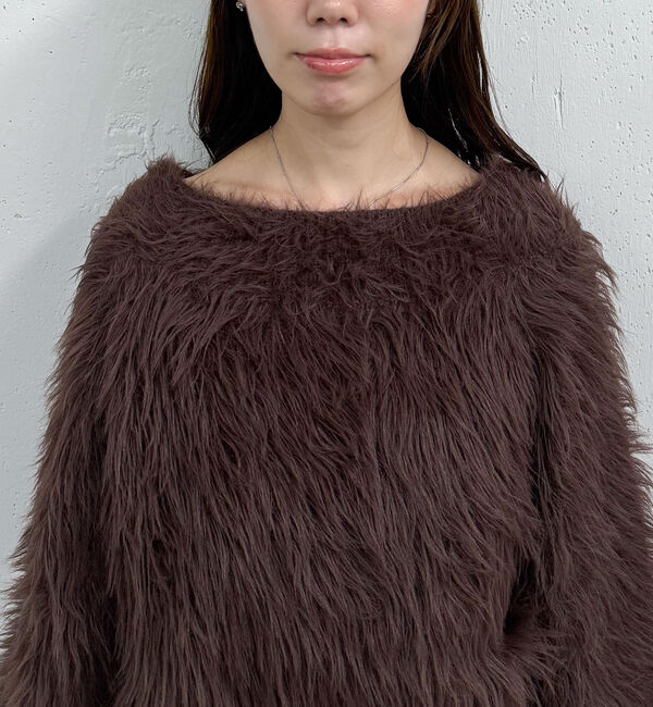 archives「シャギーオフショルニットプルオーバー」|ニット・セーター|