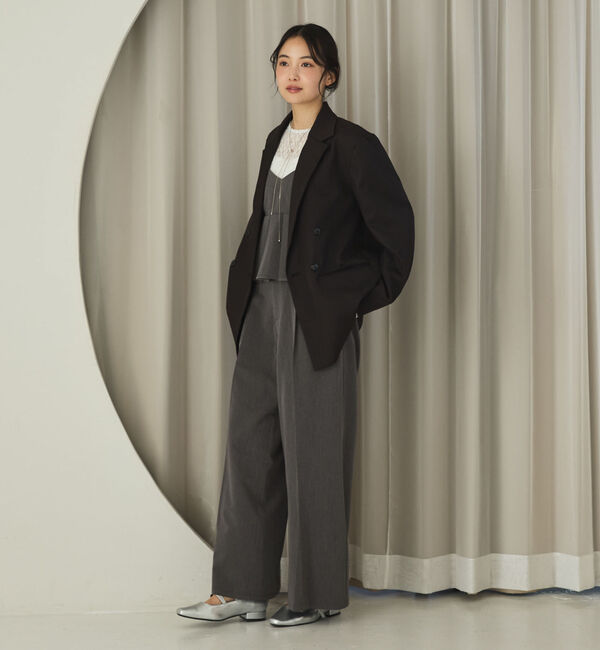 archives「【ＯＮかわ】プリーツペプラムビスチェ&times;スラックスＳＥＴ」|ワンピース|