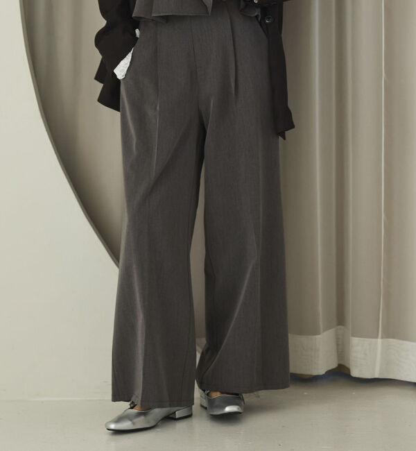 archives「【ＯＮかわ】プリーツペプラムビスチェ&times;スラックスＳＥＴ」|ワンピース|