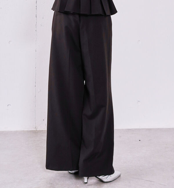 archives「【ＯＮかわ】プリーツペプラムビスチェ&times;スラックスＳＥＴ」|ワンピース|