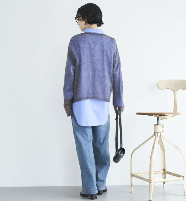 Doux archives「シアーモヘアニットプルオーバー」|ニット・セーター|