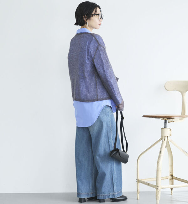 Doux archives「シアーモヘアニットプルオーバー」|ニット・セーター|