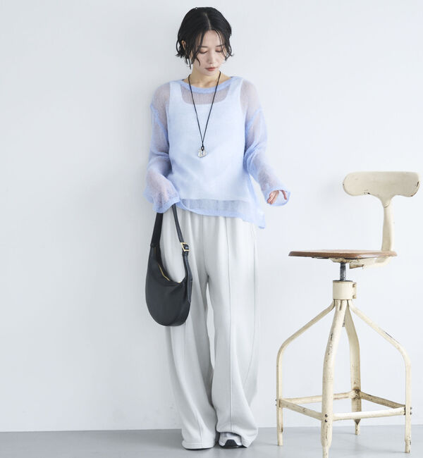 Doux archives「シアーモヘアニットプルオーバー」|ニット・セーター|