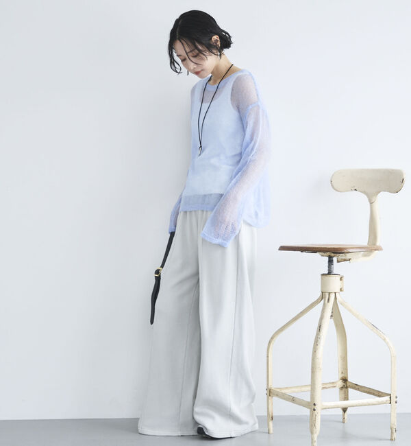 Doux archives「シアーモヘアニットプルオーバー」|ニット・セーター|