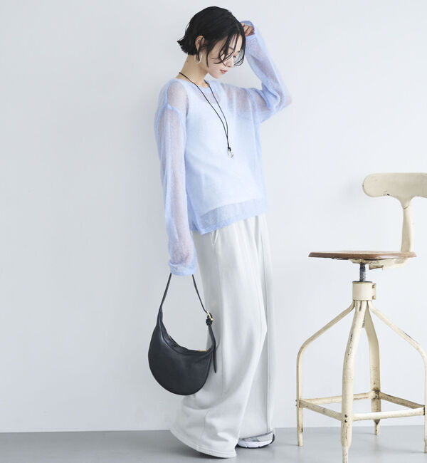 Doux archives「シアーモヘアニットプルオーバー」|ニット・セーター|