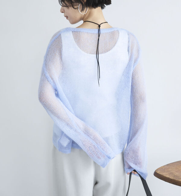 Doux archives「シアーモヘアニットプルオーバー」|ニット・セーター|