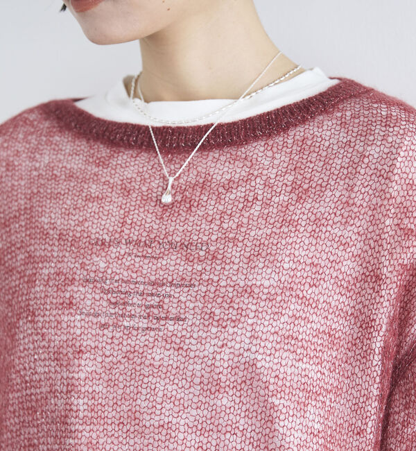 Doux archives「シアーモヘアニットプルオーバー」|ニット・セーター|