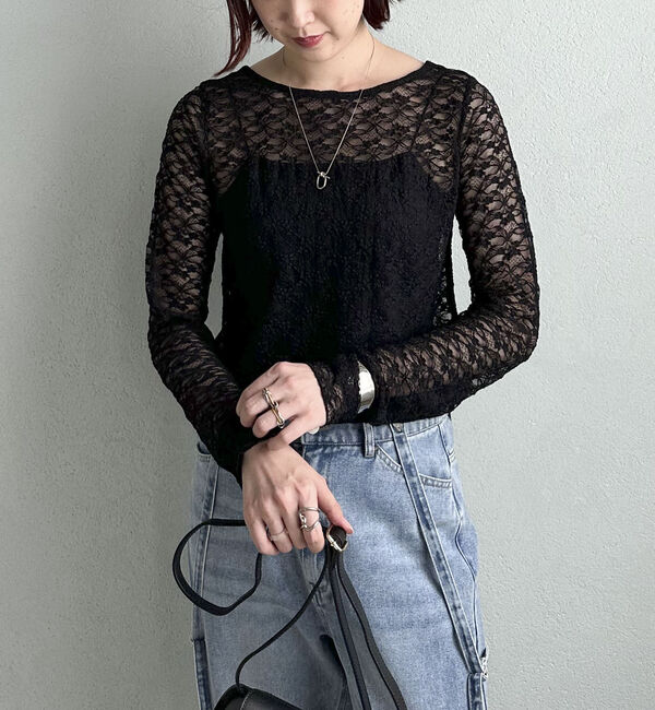 Doux archives「ストレッチレーストップス／」|Tシャツ・カットソー|