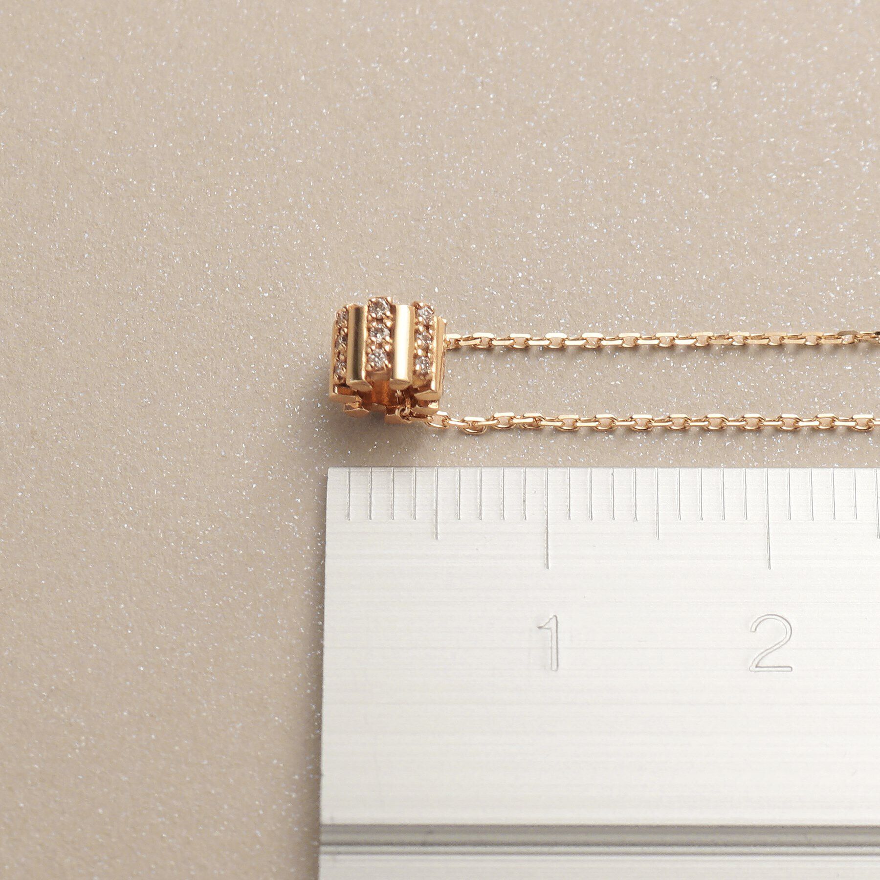 COCOSHNIK「K10ダイヤモンド シフテッドビーズ ネックレス」|ネックレス|