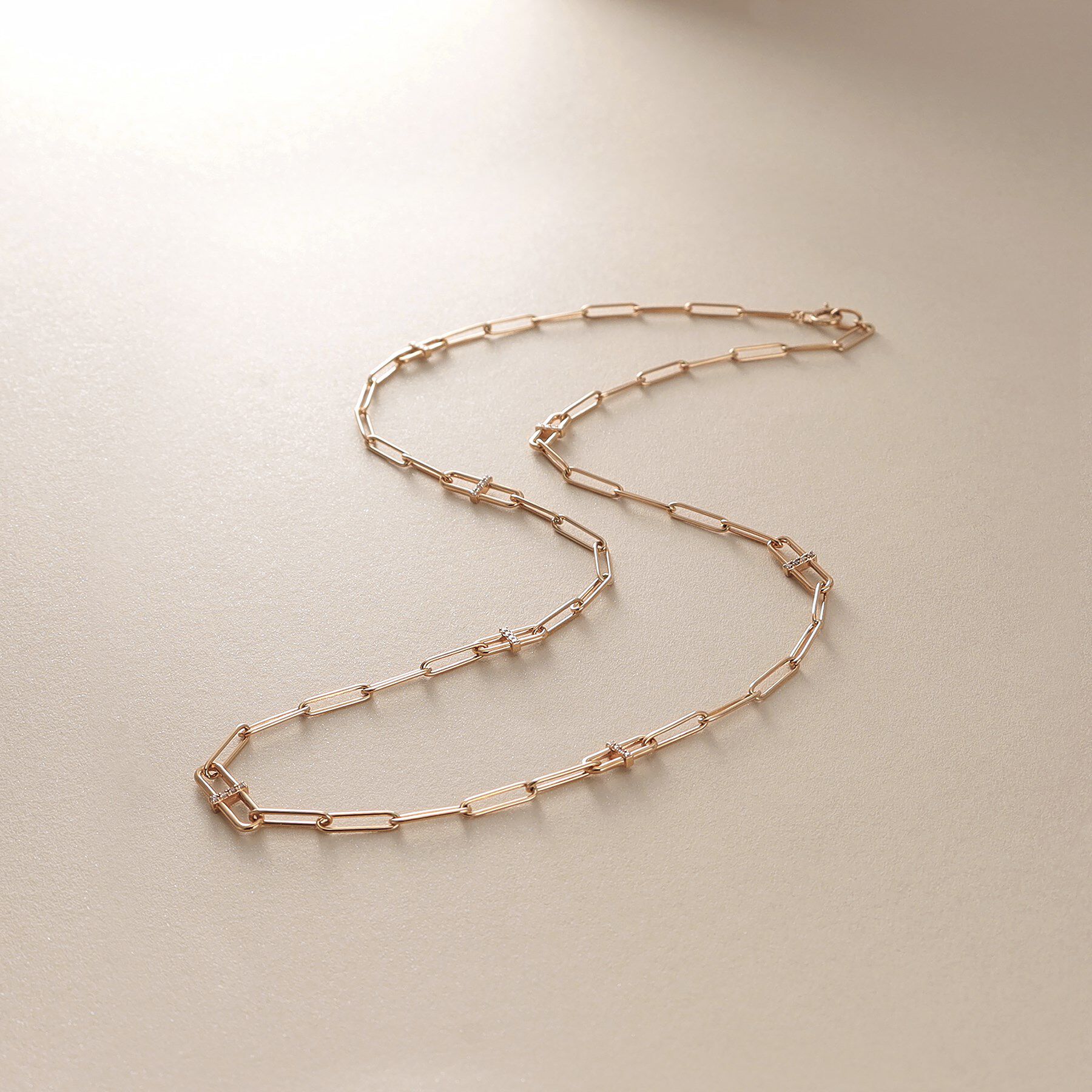 COCOSHNIK「◆K10ダイヤモンド PCモチーフステーション ネックレス」|ネックレス|イエローゴールド(1