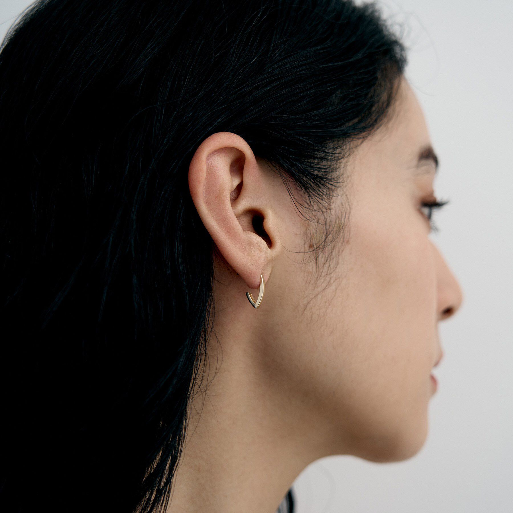 COCOSHNIK ONKITSCH「K10Lシェイプピアス」|ピアス|