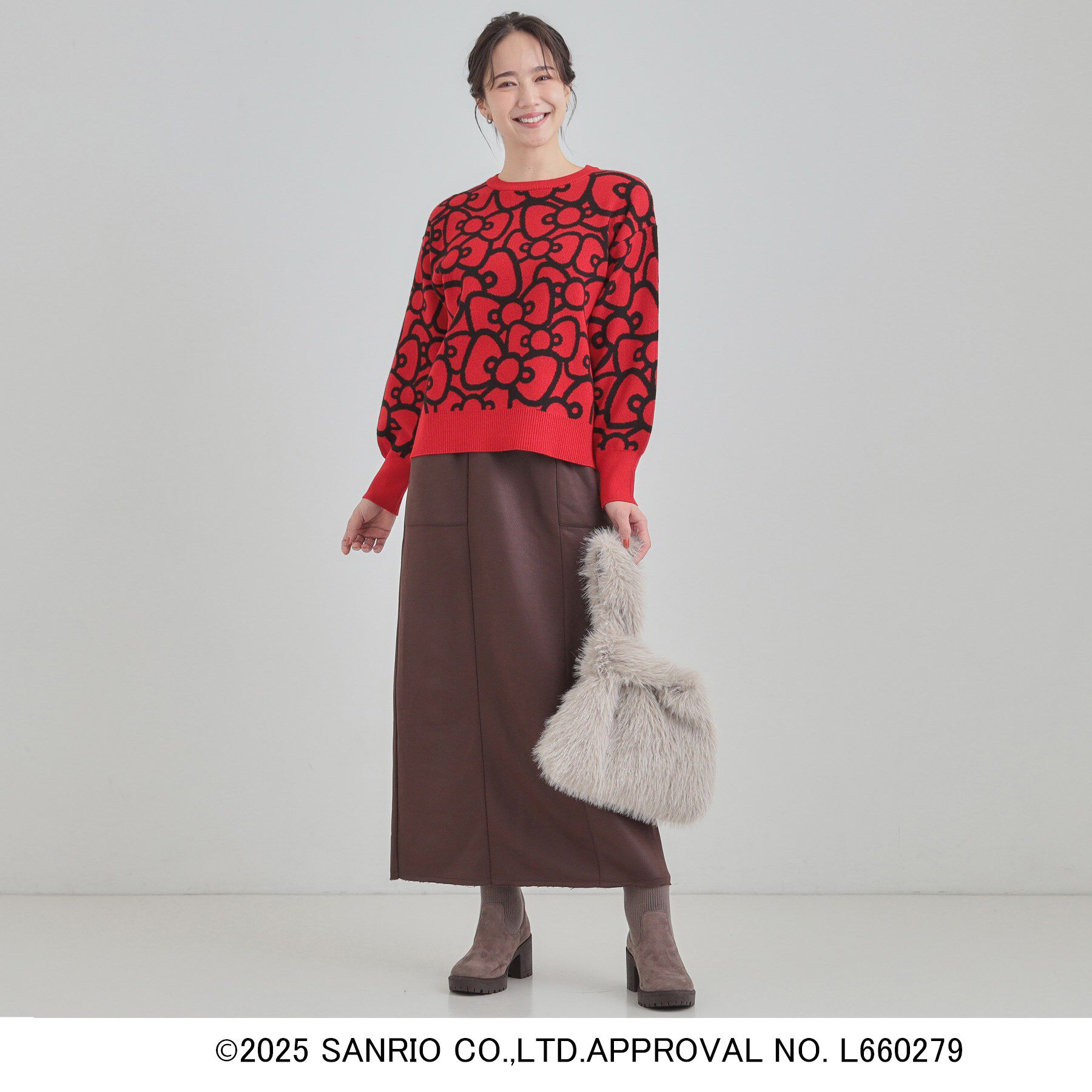 SHOO･LA･RUE「【HELLO KITTY コラボ】春まで着れる スウェットライクニット」|ニット・セーター|