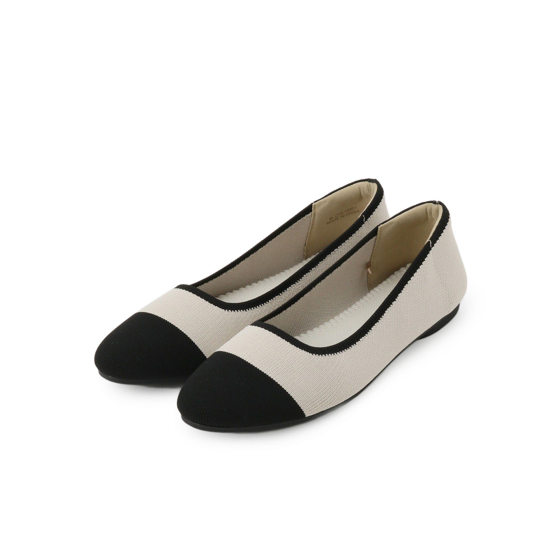 SHOO･LA･RUE「【NEW/22.5㎝-24.5㎝】洗えてサラサラ ニットパンプス」|パンプス|ベージュ(152)