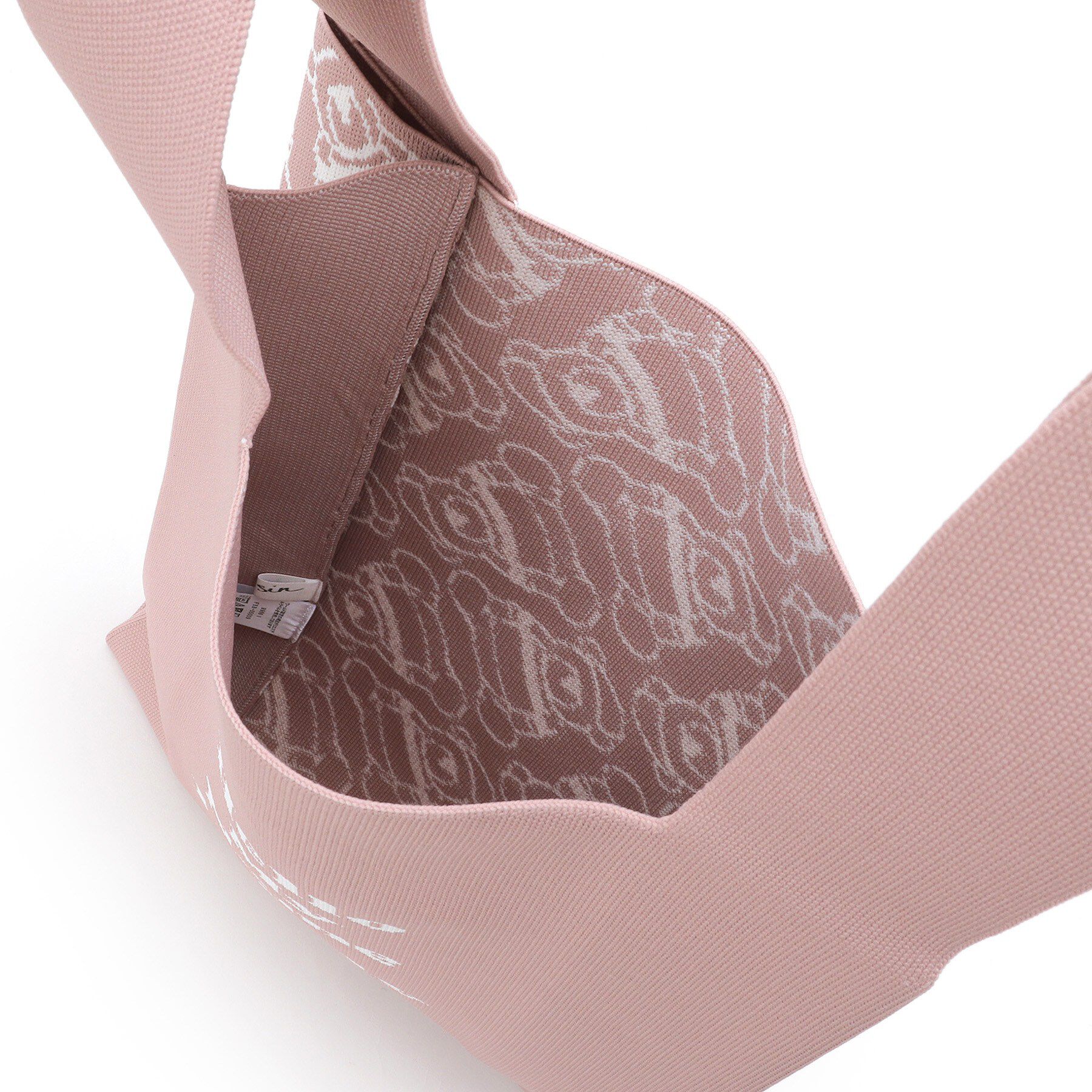 Dessin「【マシンウォッシャブル】Deddyジャガードニットバッグ」|トートバッグ|