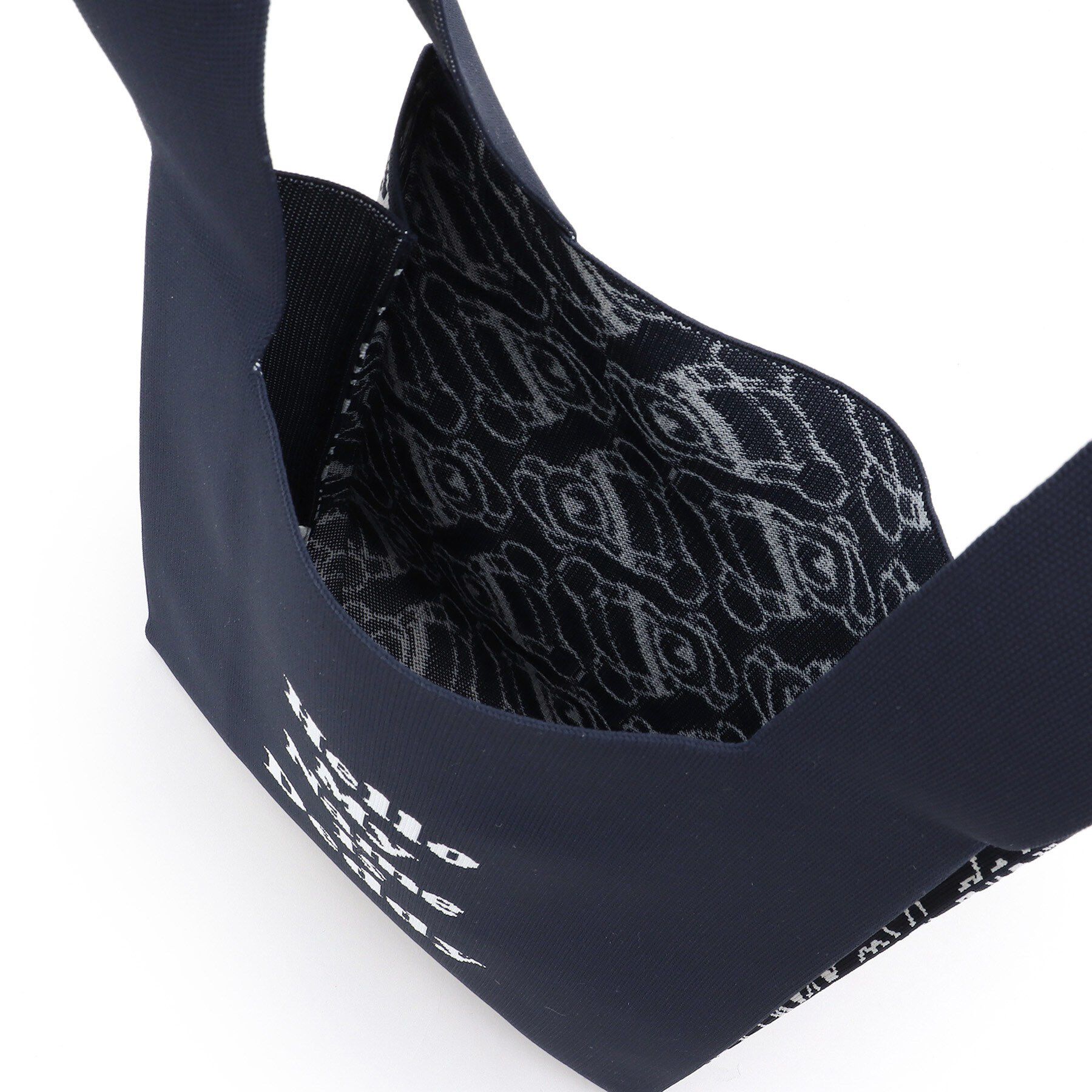 Dessin「【マシンウォッシャブル】Deddyジャガードニットバッグ」|トートバッグ|