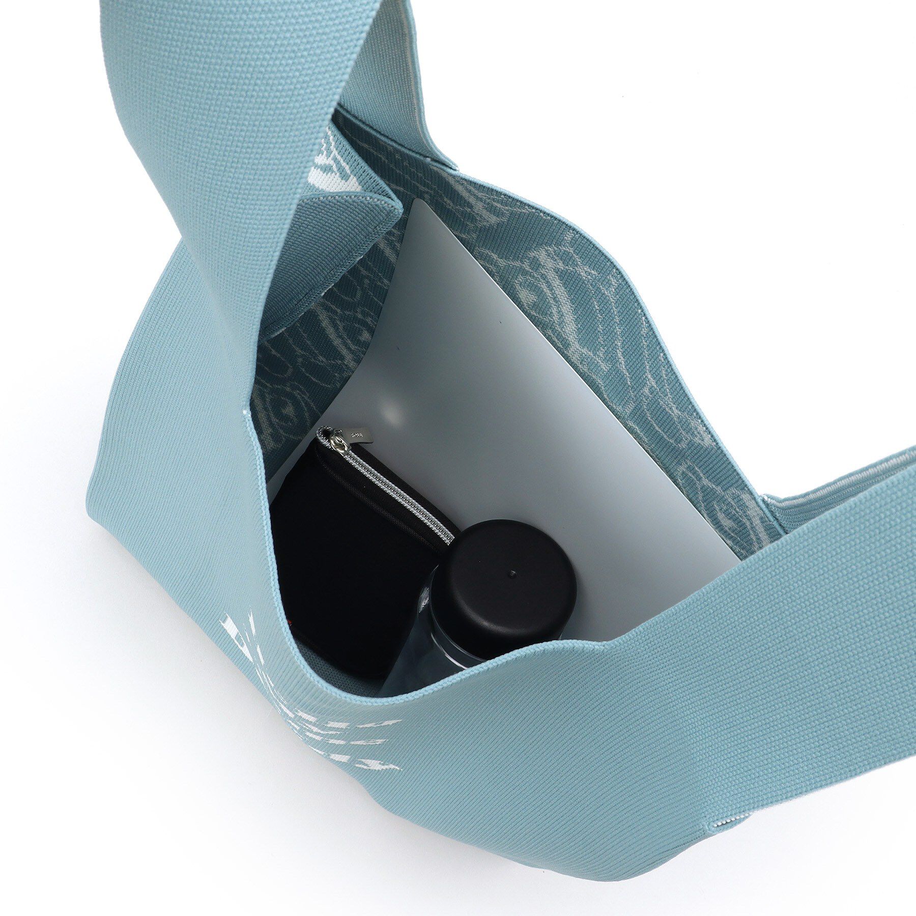 Dessin「【マシンウォッシャブル】Deddyジャガードニットバッグ」|トートバッグ|