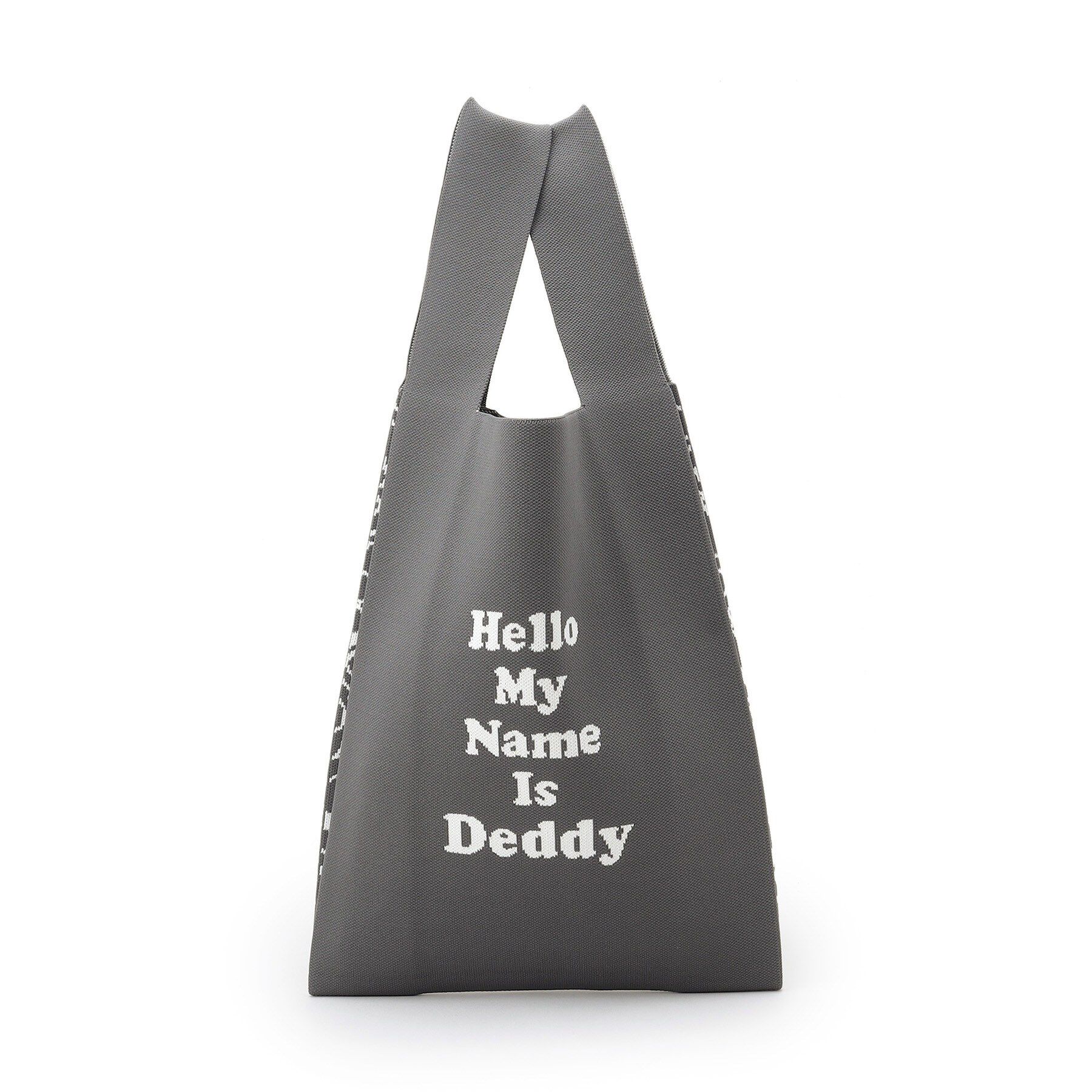 Dessin「【マシンウォッシャブル】Deddyジャガードニットバッグ」|トートバッグ|