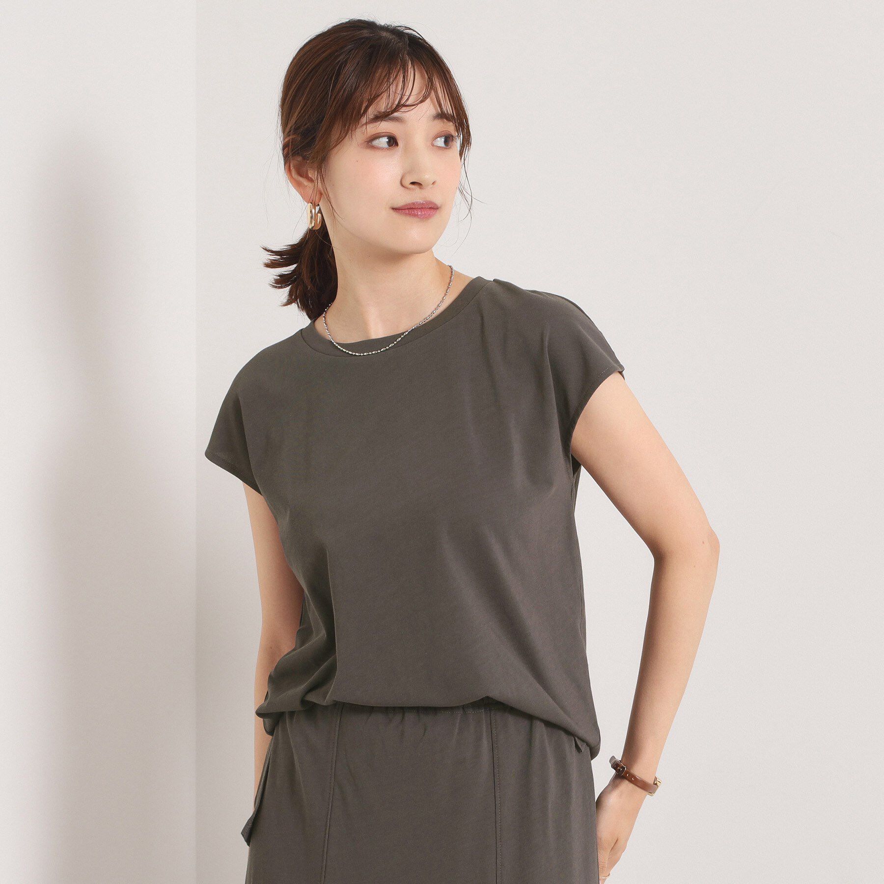 ITS&rsquo;DEMO「【洗濯機OK／ウエストゴム】製品染め風ジャージーセットアップ」|スーツ|