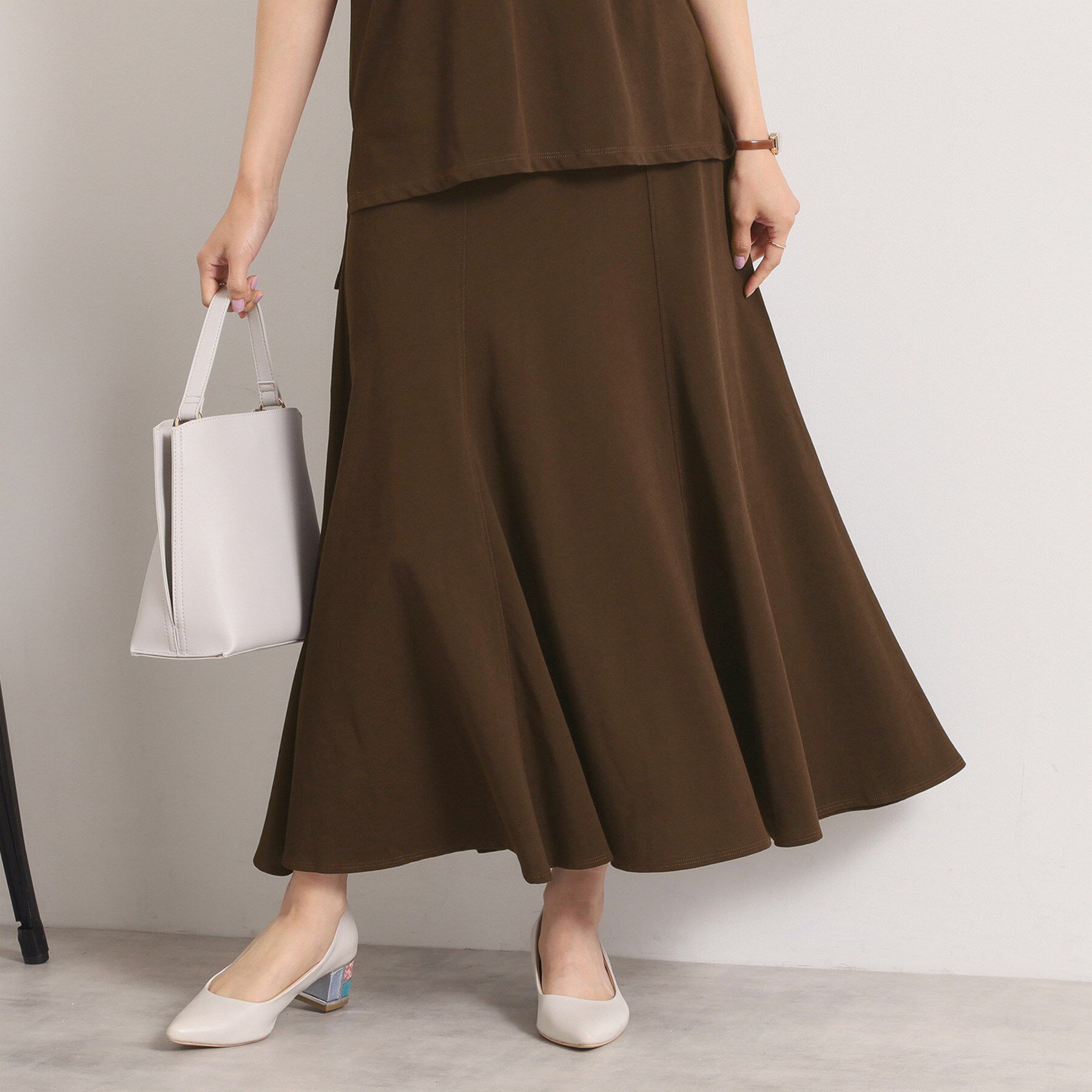 ITS&rsquo;DEMO「【洗濯機OK／ウエストゴム】製品染め風ジャージーセットアップ」|スーツ|