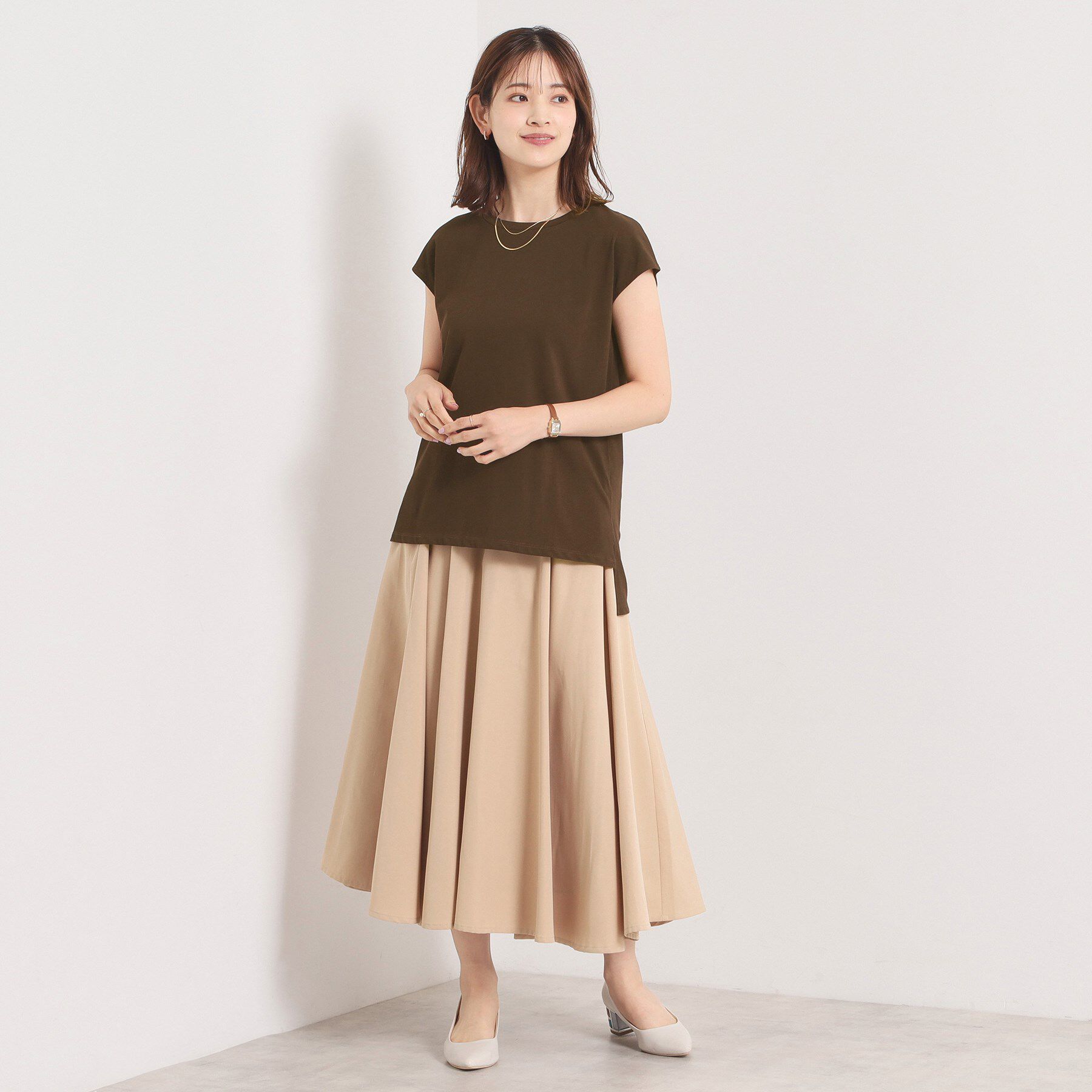 ITS&rsquo;DEMO「【洗濯機OK／ウエストゴム】製品染め風ジャージーセットアップ」|スーツ|