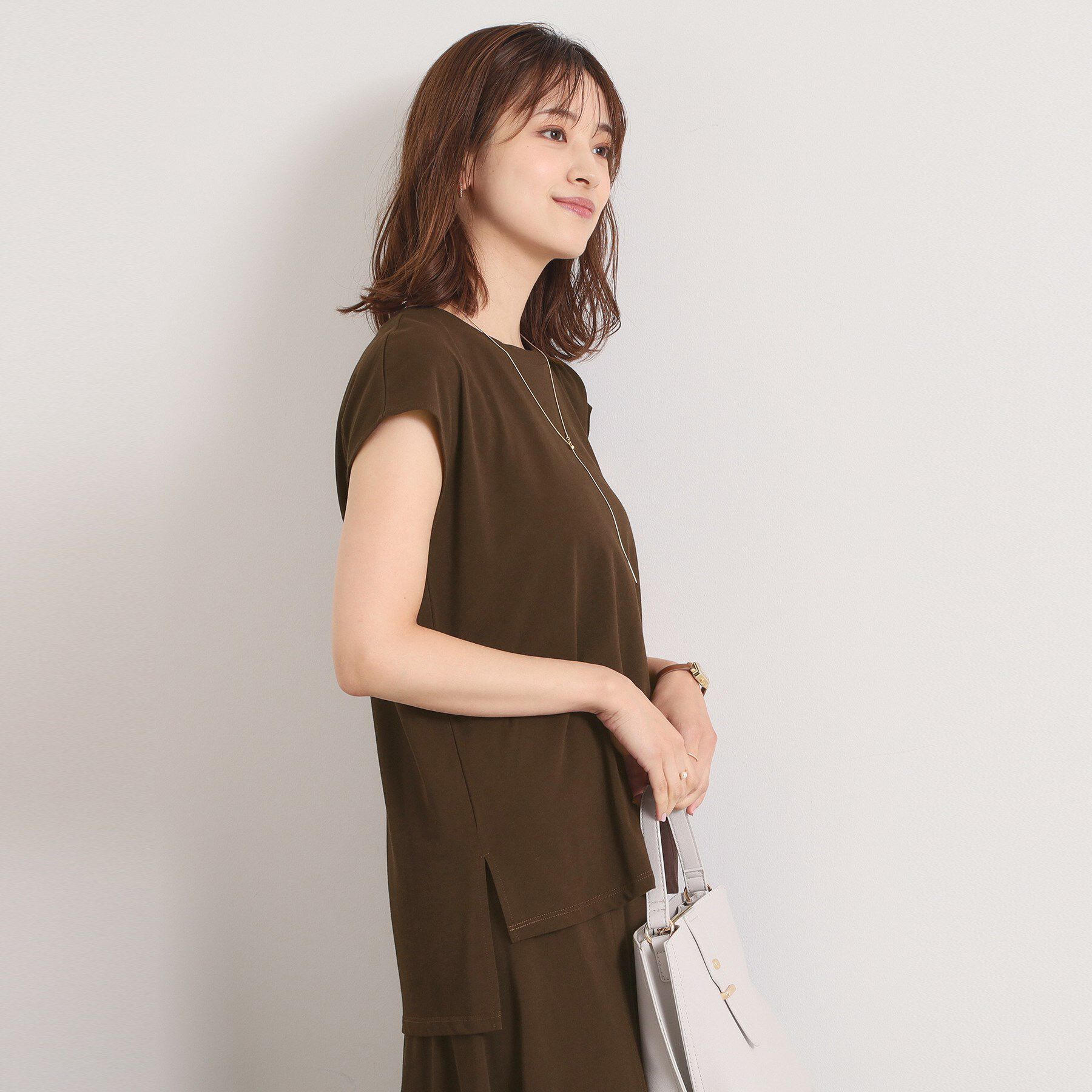 ITS&rsquo;DEMO「【洗濯機OK／ウエストゴム】製品染め風ジャージーセットアップ」|スーツ|