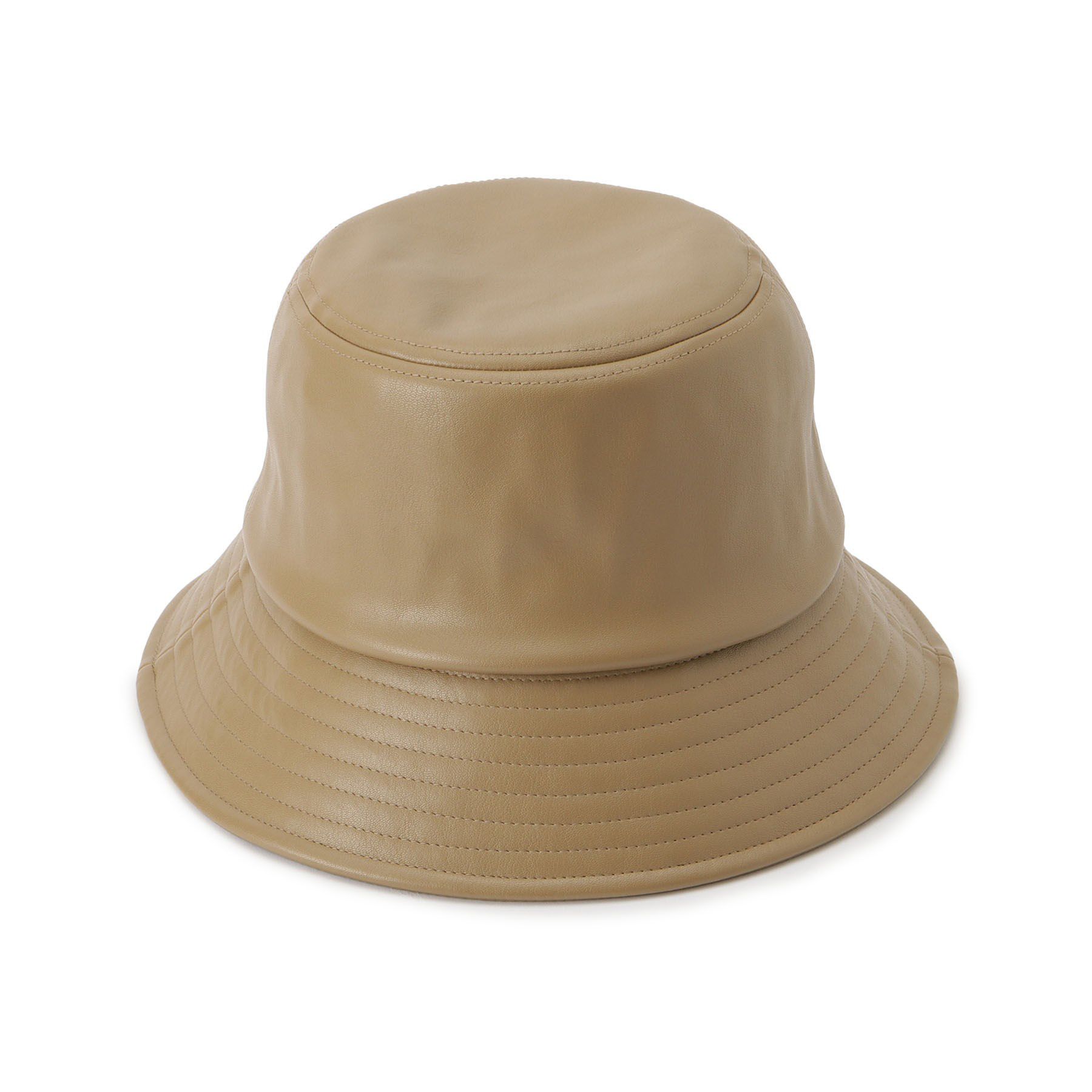 ITS&rsquo;DEMO「合皮バケットハット」|ハット|ベージュ(052)