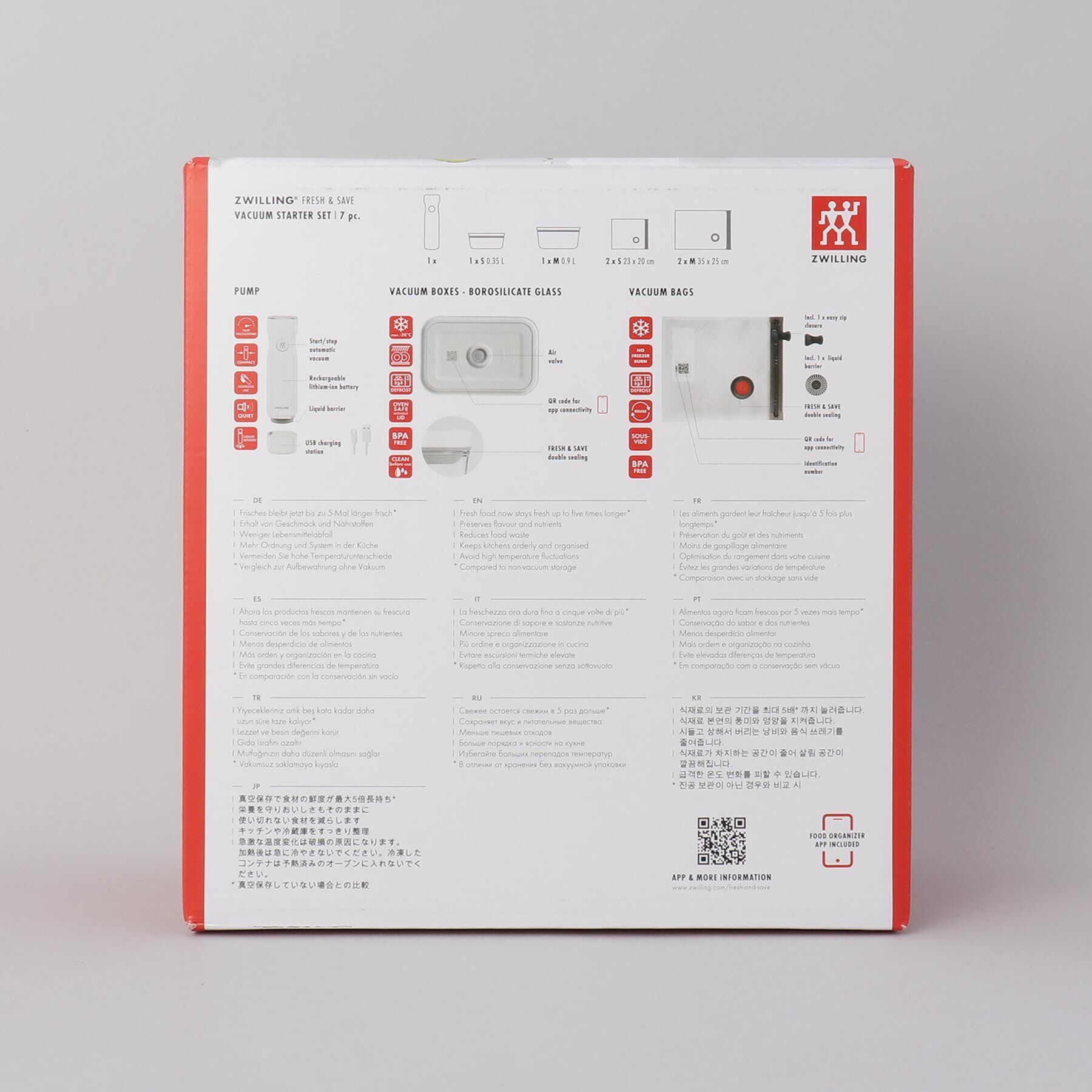 212 KITCHEN STORE「Fresh＆Save スターター7点セット ガラスコンテナSM付属 ＜ZWILLING ツヴィリング」|食器・キッチングッズ|