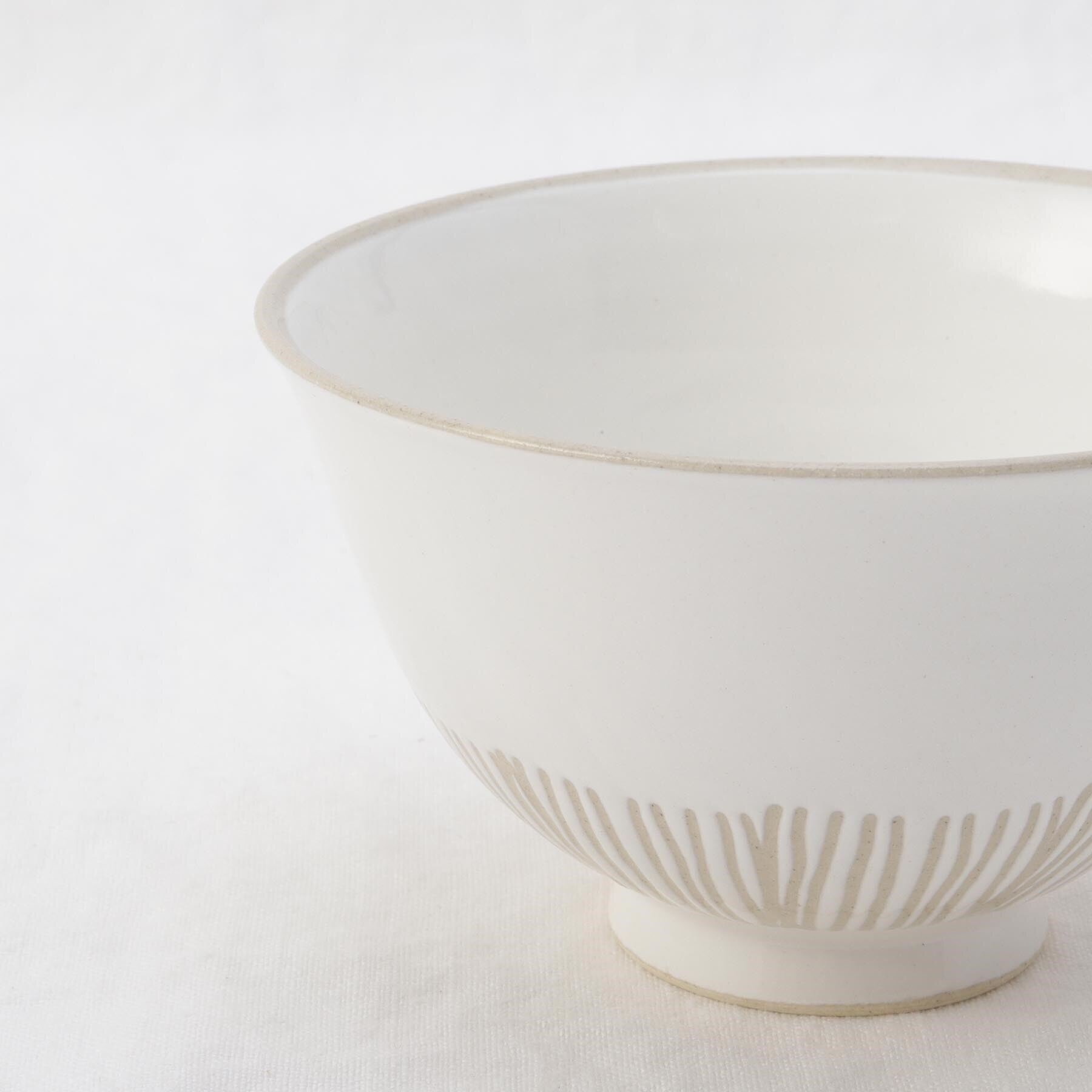 212 KITCHEN STORE「帯千筋 飯碗 WH」|食器・キッチングッズ|