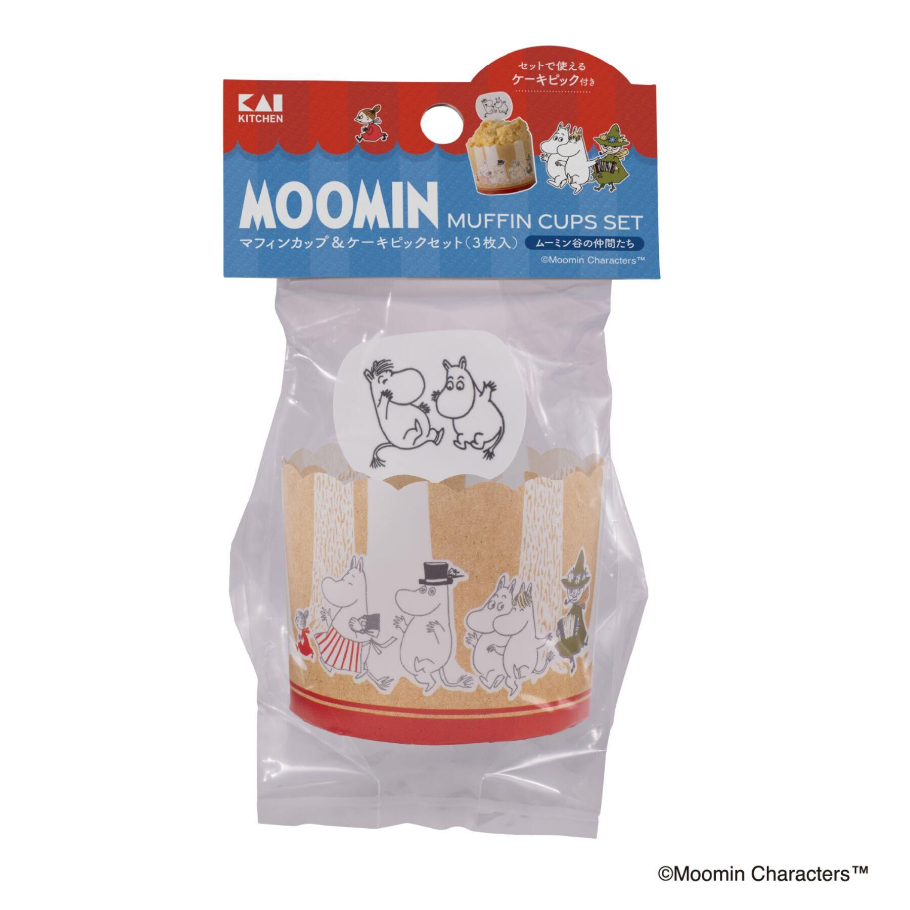 212 KITCHEN STORE「マフィンカップ＆ケーキピックセット（３枚入）ムーミン谷の仲間たち ＜MOOMIN ムーミン＞」|その他|
